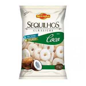 Biscoito Sequilhos Coco Zero Gluten E L
