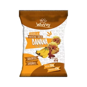 Biscoito Whey Viv Sabor Banana C Canela