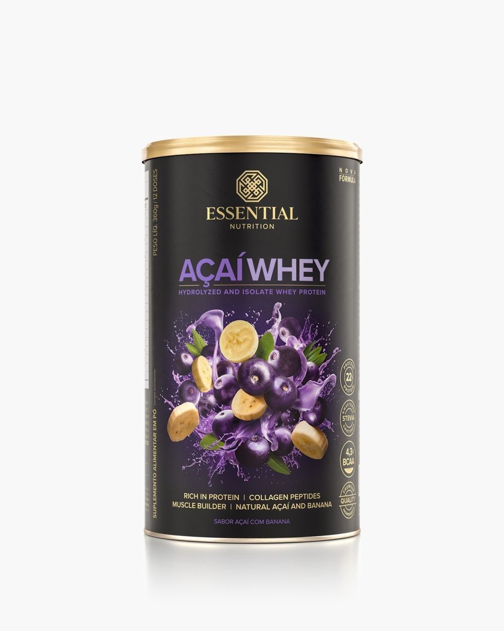 Acai Whey Lata 360G/12Ds Essential