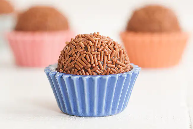 Brigadeiro Fit de Cacau e Whey