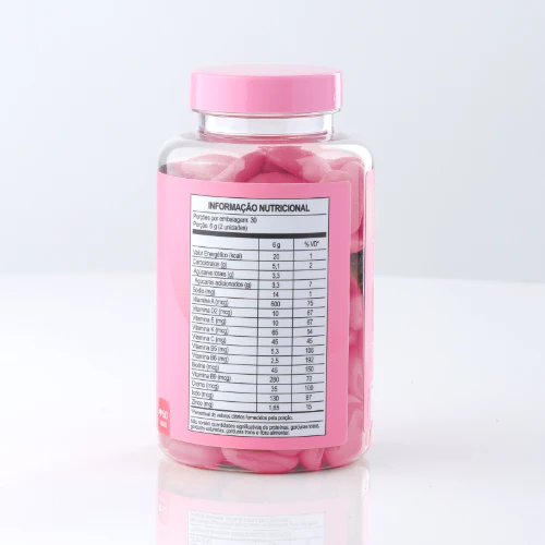 Gummy Hair Vitamin Tutti-Frutti 60 Gomas Un - Imagem 4