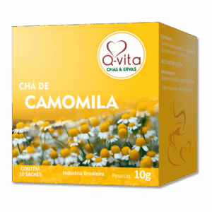 Cha Camomila 10G - Qvita