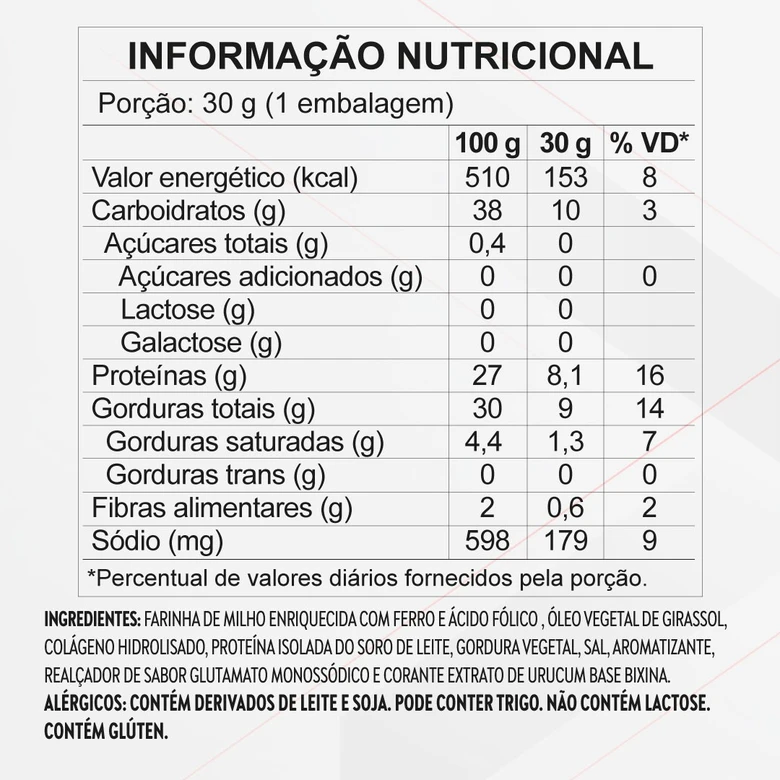 Chips Protein Churrasco 30G - Topway - Imagem 2