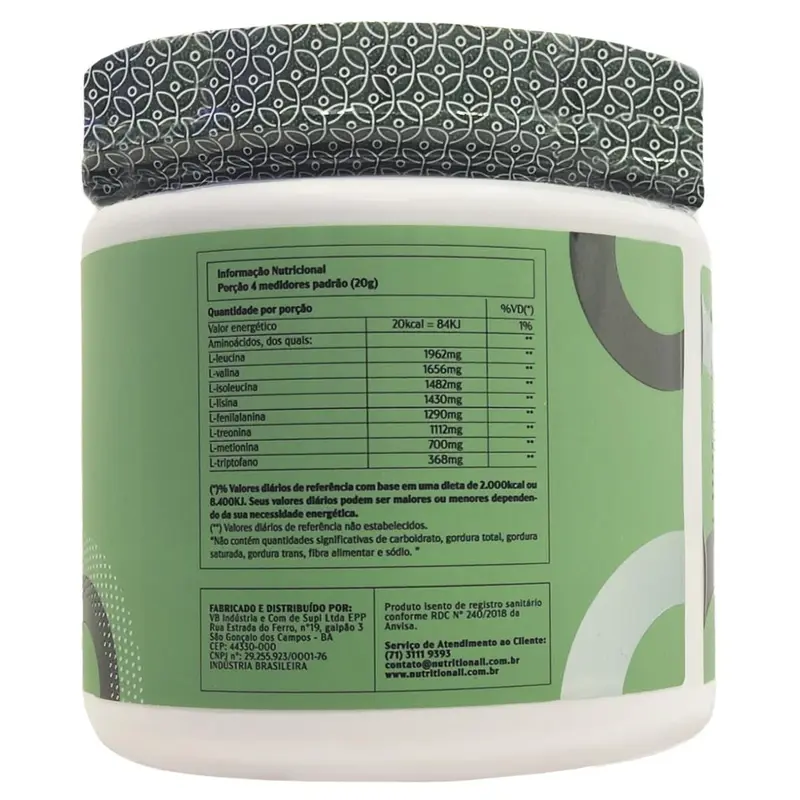 Amino All 300G - Nutritionall - Imagem 3