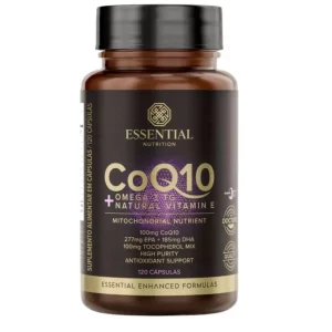 Coq10 + Omega 3Tg + Natural Vitamin E Pote 120 Caps Essential