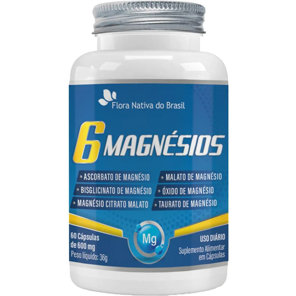 6 Magnesios 60 Caps