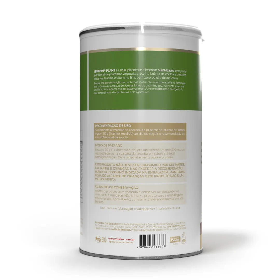 Isofort Plant 450G Pacoca (Life Vegan) Vi - Imagem 2