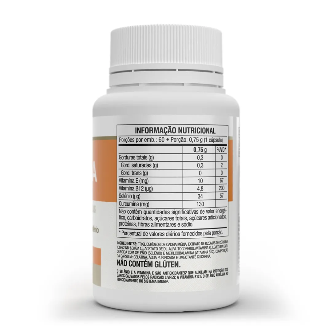 Curcuma Plus 500Mg 60 Caps - Vitafor - Imagem 2