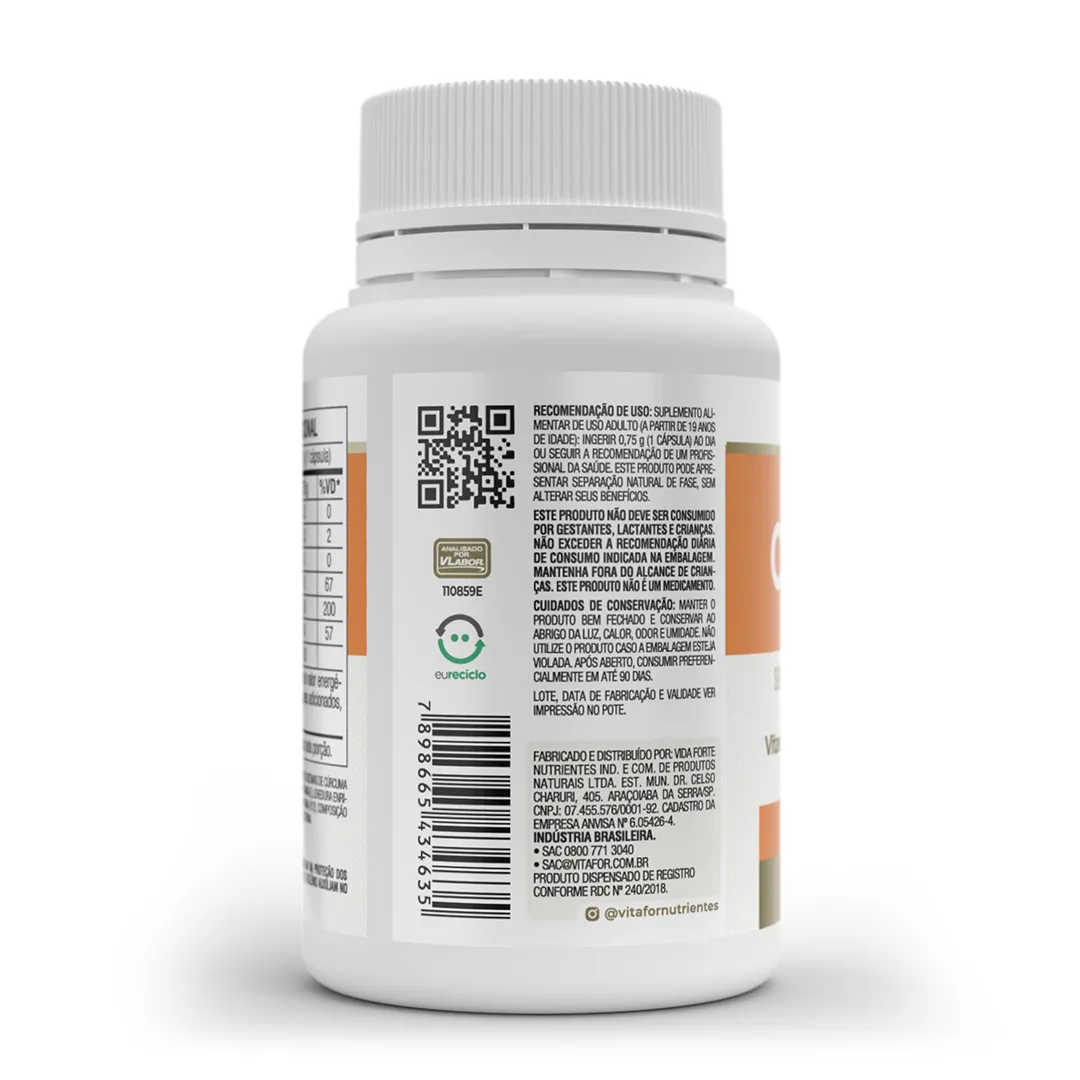 Curcuma Plus 500Mg 60 Caps - Vitafor - Imagem 3