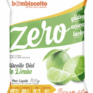 Biscoito Diet Limao Zero Gluten E Lactose - BOMBISCOITO