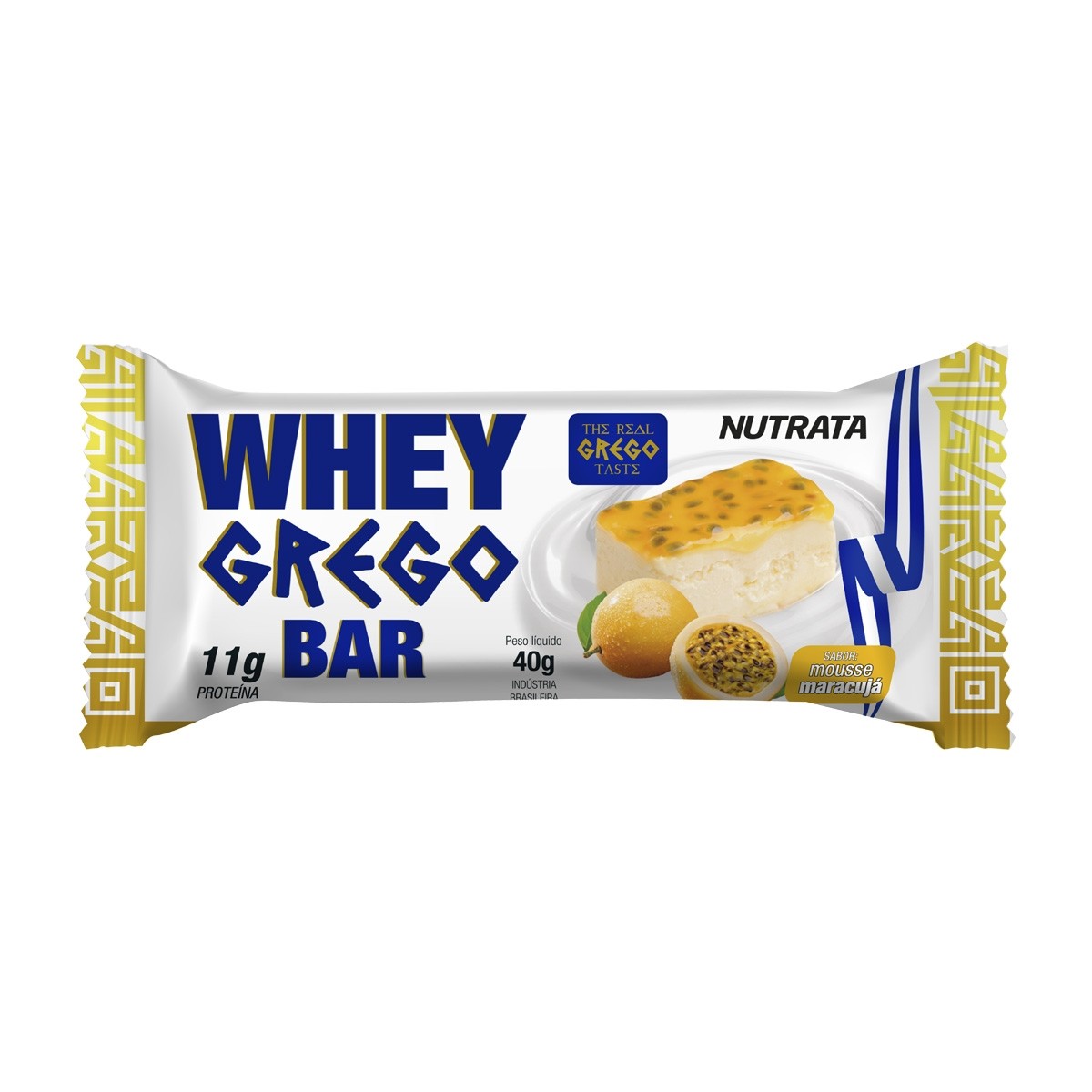 Whey Grego Bar Sabor Mousse De Maracujá - Nutrata