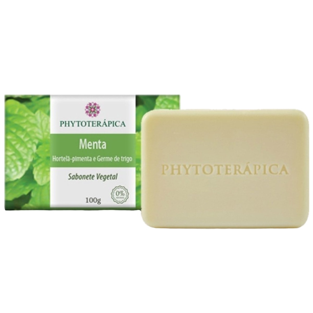 Sabonete Vegetal Hortelã-Pimenta E Germe De Trigo 100G - Phytoterápica