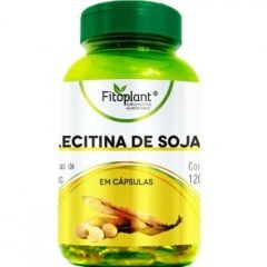 Lecitina De Soja 1450Mg 60 Caps Fitoplant  Un