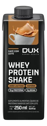 Whey Protein Shake Café Com Leite 250Ml - Dux