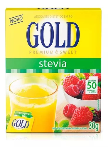 Adoc Gold Stevia Em Po 50X0 6Gr