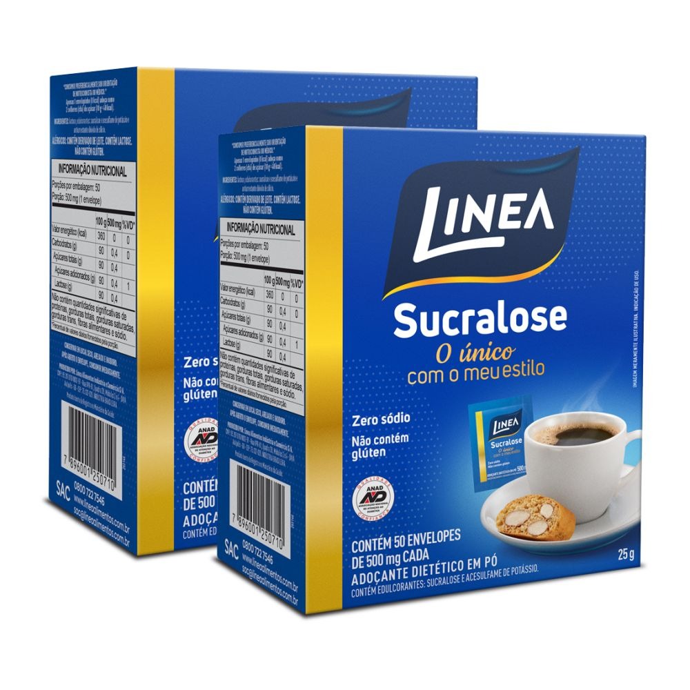 Adocante Linea Sucralose 5Oenv 50 2X50X0