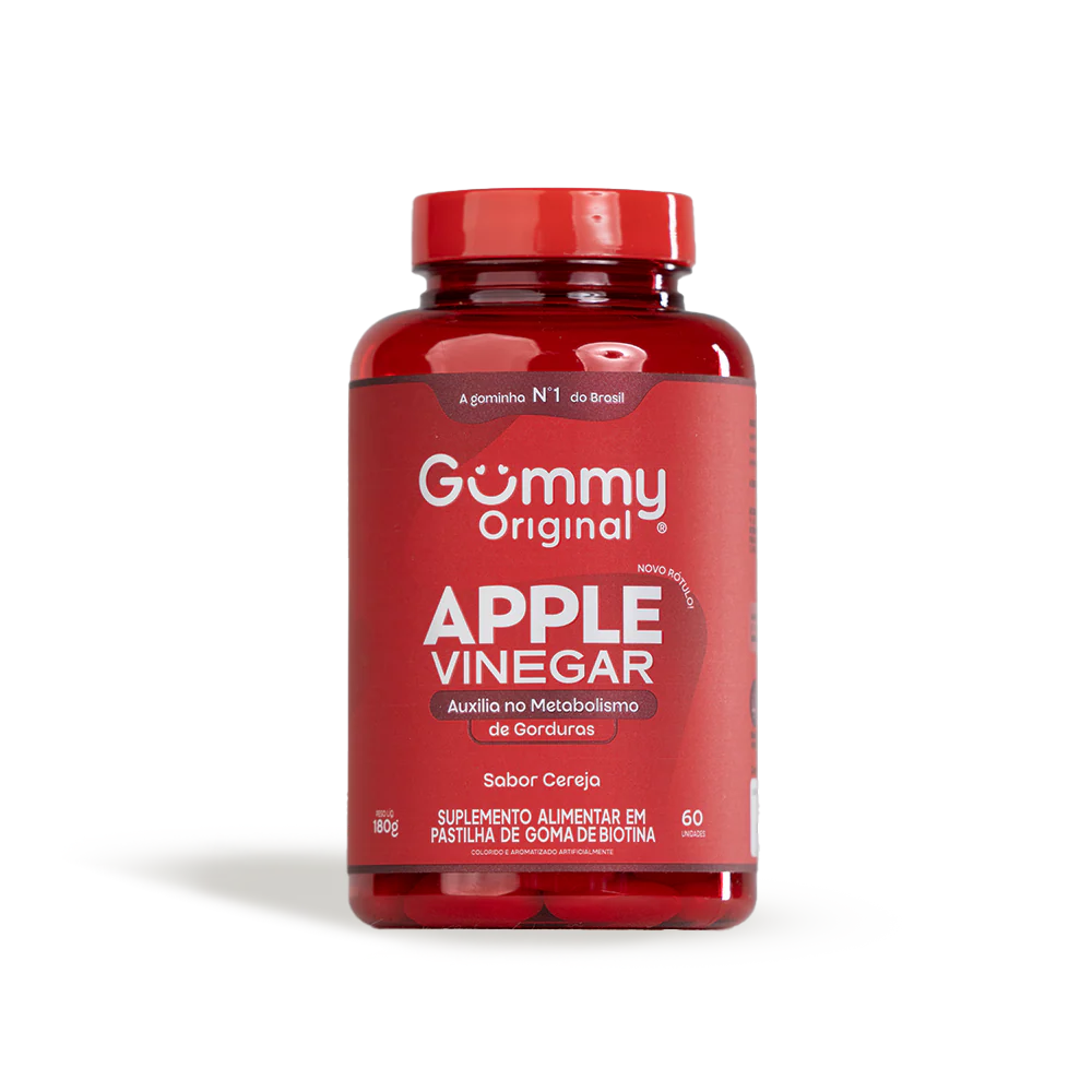 Gummy Apple Cider Vinegar Cereja 60Un