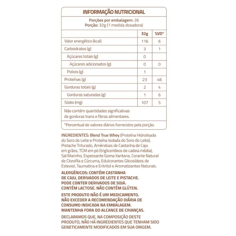 Proteina True Whey Pistachio Ice Cream 837G - True Source - Imagem 3