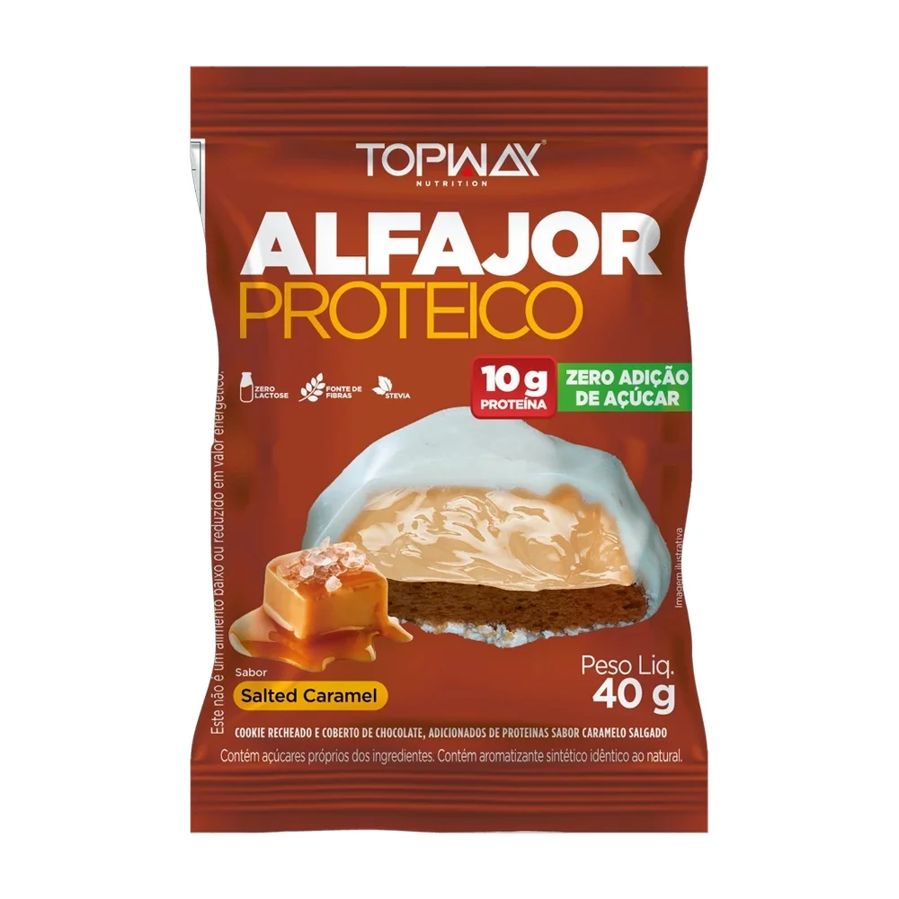 Alfajor Proteico Topway 40G Salted Caramel