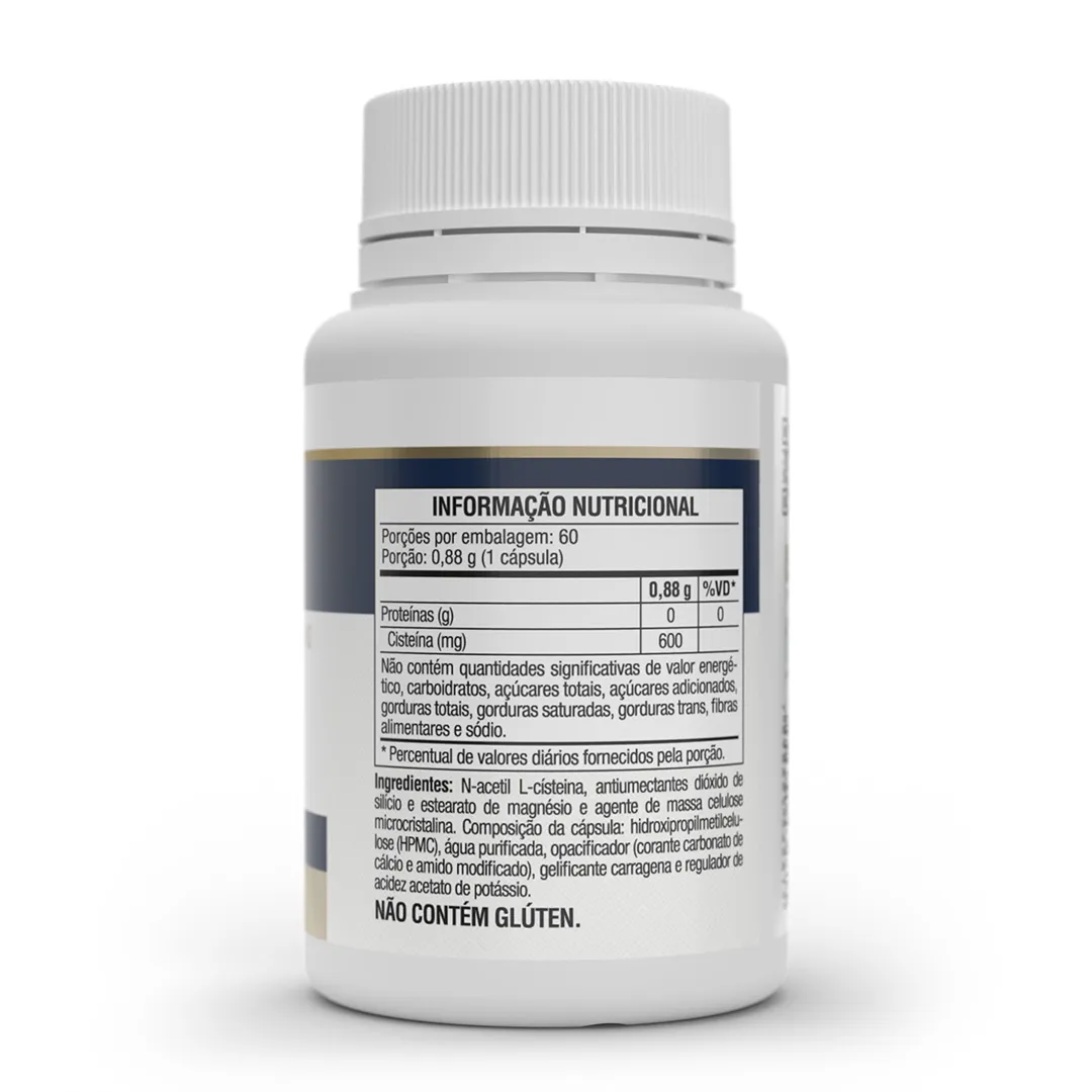 Nac60 - N-Acetil-L-Cisteina 60 Caps Vitafor Un - Imagem 3