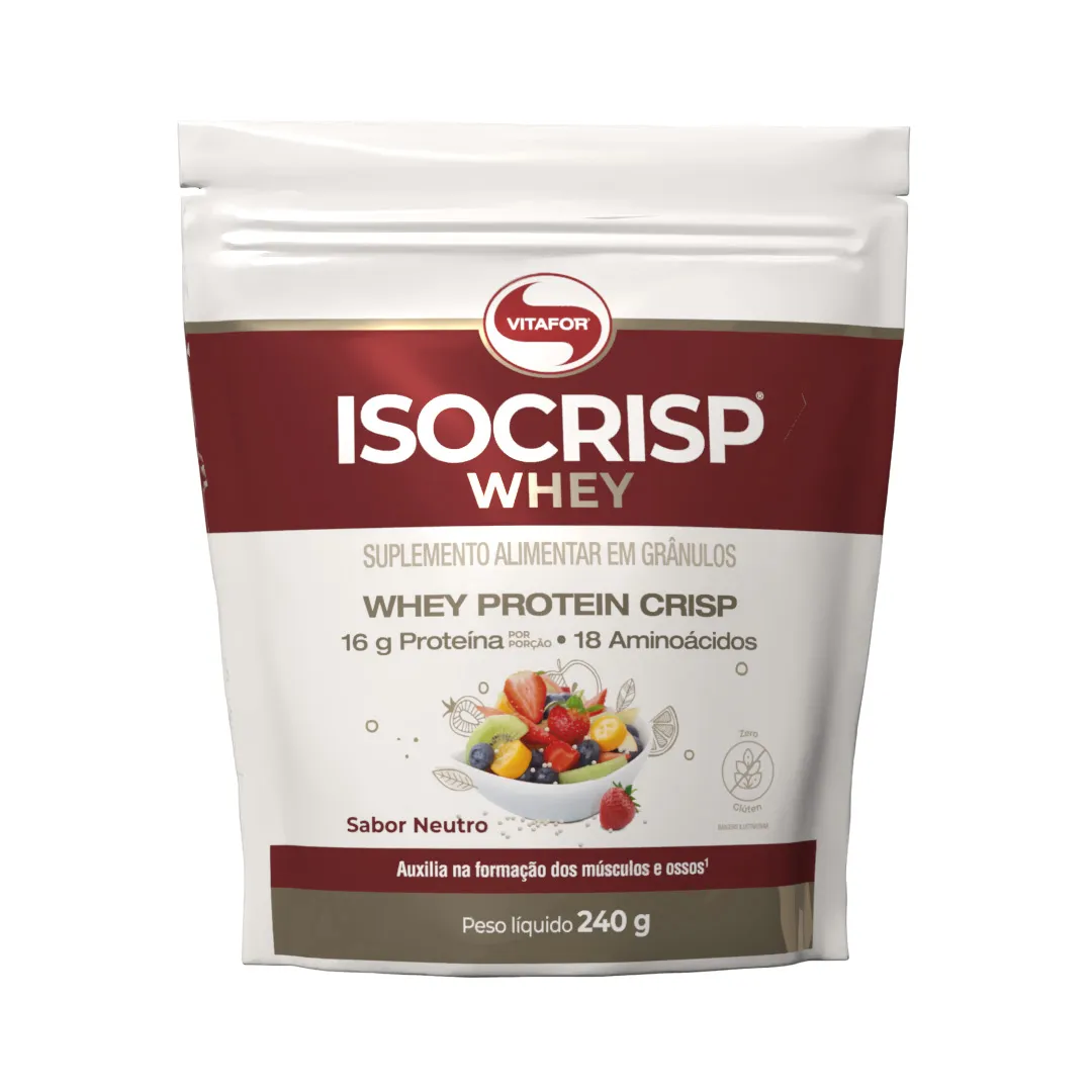 Isocrisp Whey Neutro Pouch 240G Vitafor