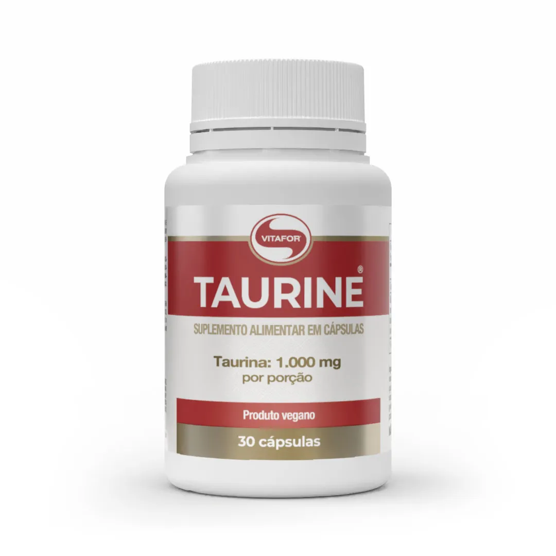 Taurine 30 Cápsulas - Vitafor