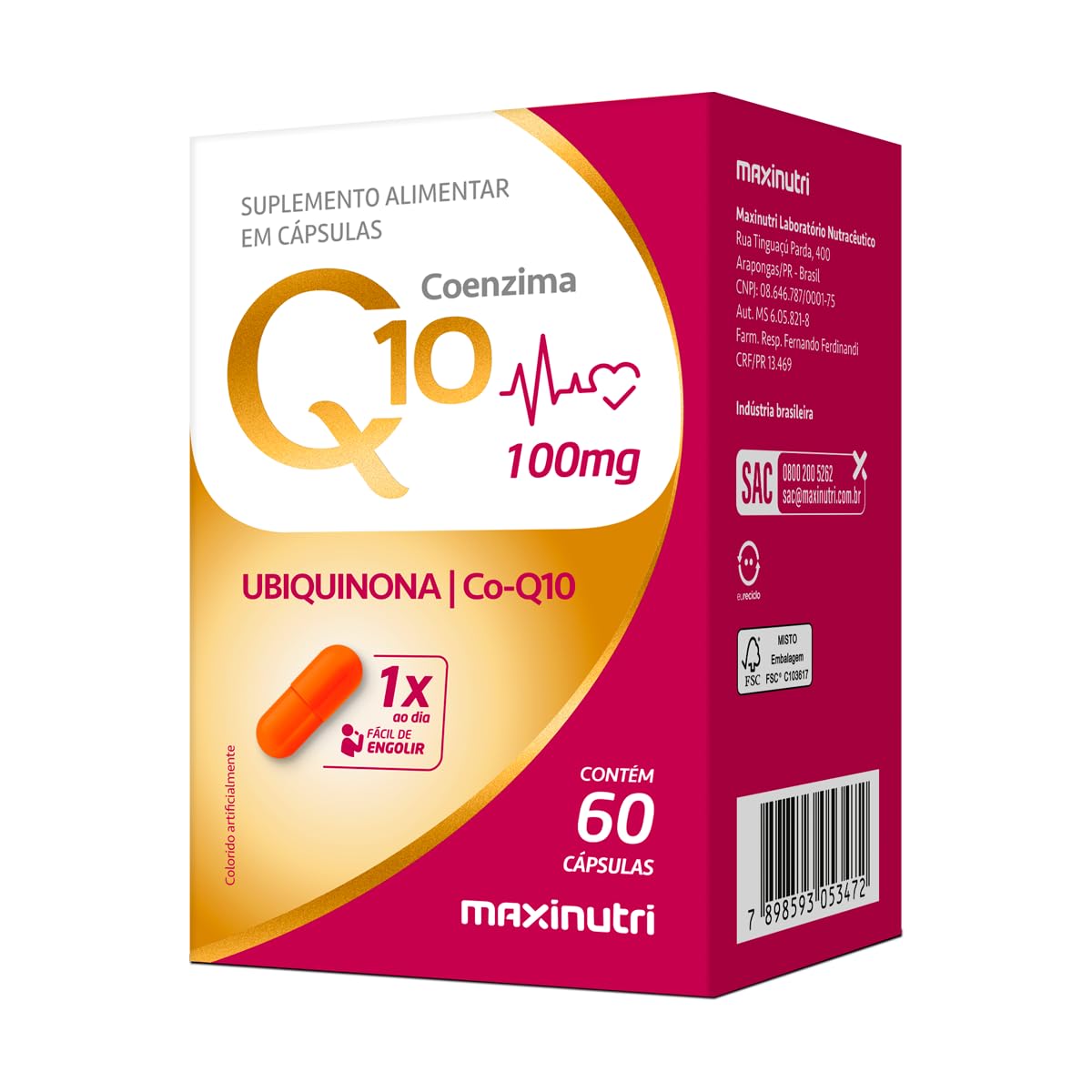 Coenzima Q10 - Maxinutri