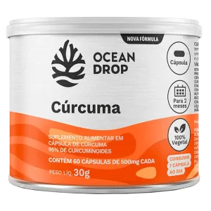 Curcuma 60 Capsulas 500 Mg - Ocean Drop