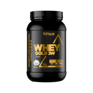 Whey Protein Gold 3W Topway 900G Leite Em Po