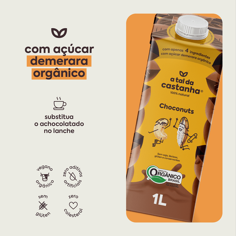 Choconuts Zero 1L - A Tal Da Castanha - Imagem 2