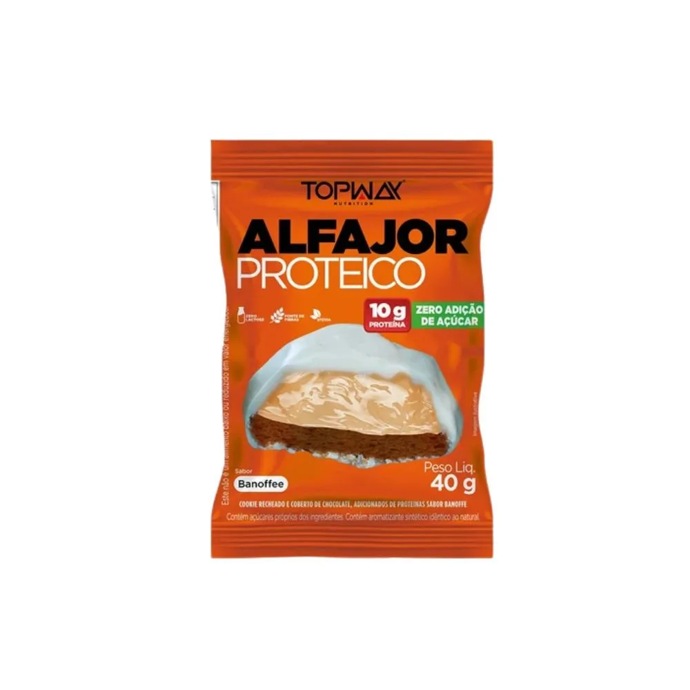 Alfajor Proteico Topway 40G Banoffe