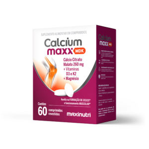 Calcium Maxx Mdk +Vit. D 2.000 Ui 60 Comprimidos - Maxinutri