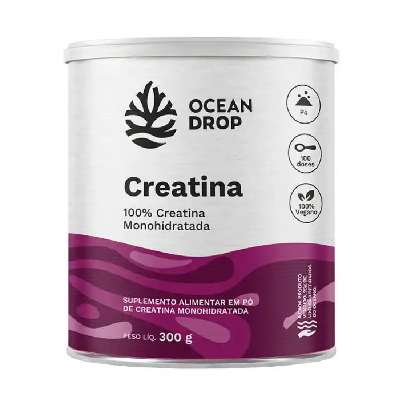 Creatina Em Po 100 Doses 300G - Ocean Drop