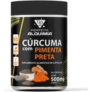 Curcuma Com Pimenta Preta 410Mg 60 Cap Perfeita Alquimia