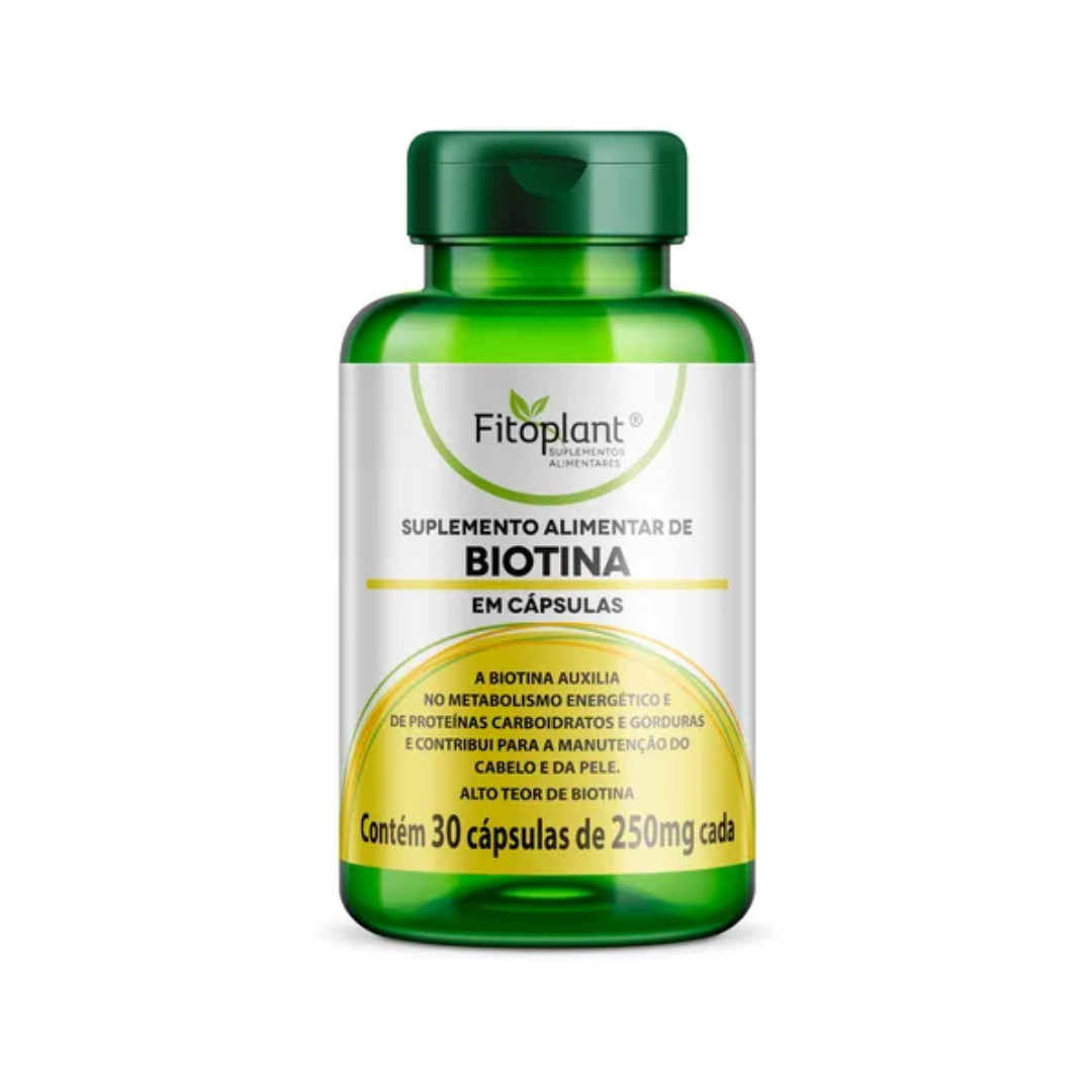 Biotina 250 Mg 30 Caps Fitoplant