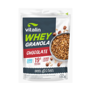 Granola Com Whey Sabor Chocolate 180G- Vitalin
