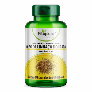 Oleo De Linhaca Dourada 500Mg 60 Caps Fitoplant