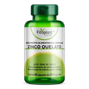 Zinco Quelato 600 Mg 60 Caps Fitoplant