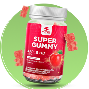 Super Gummy Apple Hd 30 Gomas - Super Nutrition