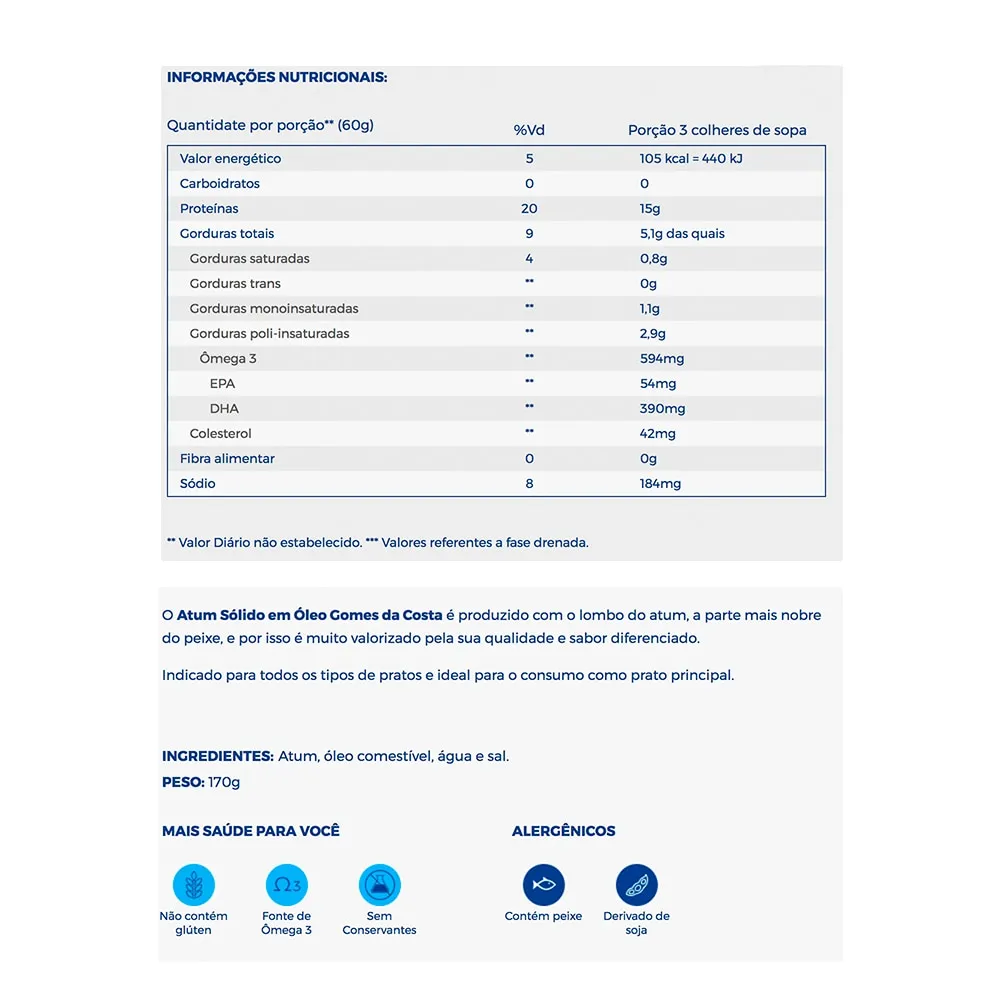 Atum Gdc Solido Oleo - Lanandele - Imagem 2