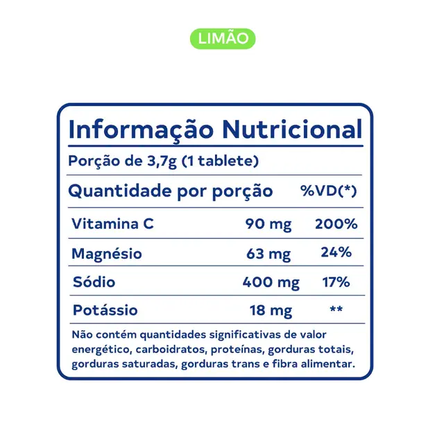 Hidra Iso Hidratacao Dobro Limao 10 Tabletes 37G - Imagem 4