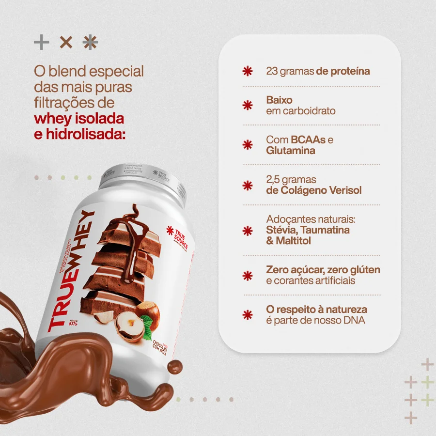 True Whey Dark Chocolate 837G - True Source - Imagem 3