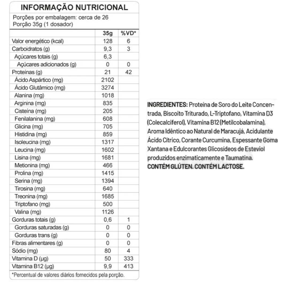 Whey Protein 100% 900G Torta De Maracuja - Topway - Imagem 2