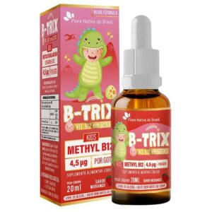 B-Trix Methyl Kids B12 4 5Mcg 20Ml Morango Flora Nativa Do Brasil