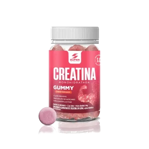 Supergummy 60 Gummies Creatina Morango - 210G