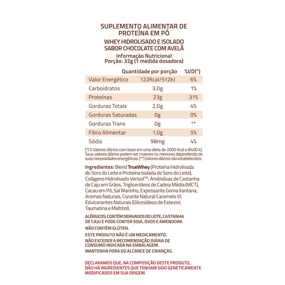 Proteina True Whey Chocolate Com Avela 1810G - True Source - Imagem 3