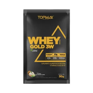 Whey Protein Gold 3W Torta De Limao 30G -Topway