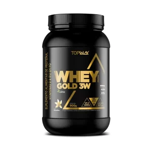 Whey Protein Gold 3W Topway - 900G - Baunilha